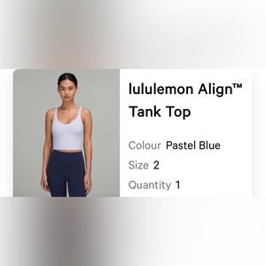 Lululemon Align Top